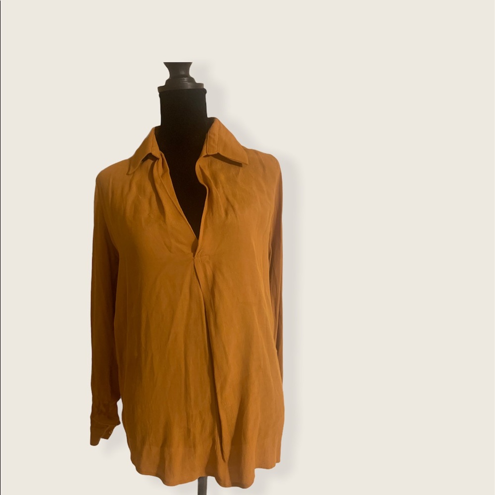 Mustard blouse